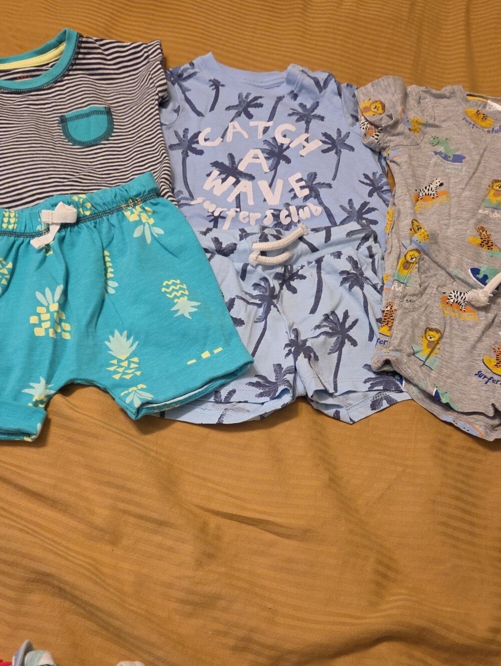 H&M Blue, Teal and Gray Kids Matching Sets